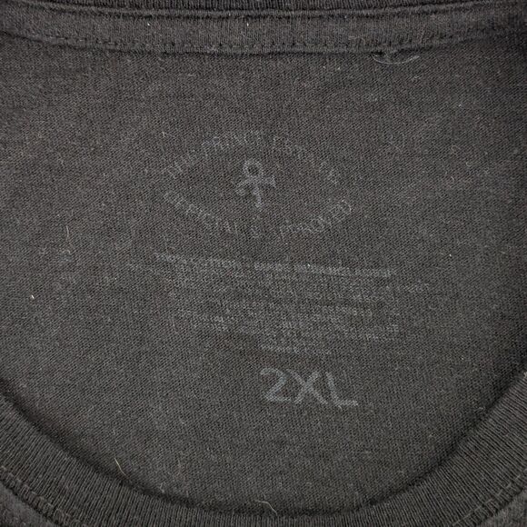Prince Shirt Purple Rain Short Sleeve Crew Neck Concert Shirt Band Tee Black 2XL - Picture 4 of 4